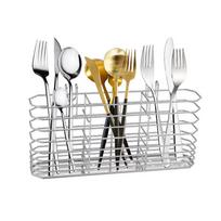 Stainless Steel Chopsticks Holder Kitchen Storage Shelf Spoon Fork Cutlery Holder Tableware Draining Rack Chopsticks Organizer onesize
