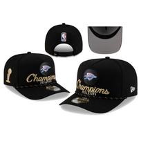 2025 m. NBA finalų Thunder čempiono beisbolo kepuraitė reguliuojama siuvinėta Oklahoma City Thunder One size fits all (adjustable)