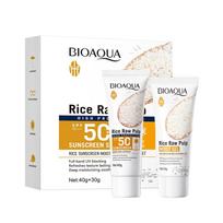 2 vnt./rinkinys BIOAQUA SPF 50 Baltųjų ryžių apsauginiai nuo saulės rinkiniai Veido, kūno drėkinamieji, balinamieji kremai Saulės blokatorius Veido apsauga nuo saulės white