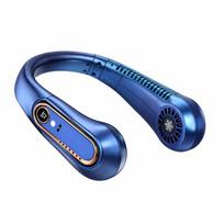 Be ašmenų kaklo ventiliatorius, USB įkrovimas, 5 greičiai, 1 vnt.