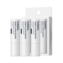 Kundal Medaus ir Makadamijų Atkuriamasis Drėkinamasis Lūpų Balzamas 3.6g*3Vnt./6Vnt. 3Pcs