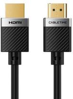 Cabletime Kabelis HDMI - HDMI, 4K, 60Hz, 10m, 18Gbps, 2.0 ver.