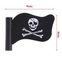 Fit Car Antenna Ball Jolly Pirate Flag Car Topper Aerial Decor Auto Exterjeras