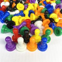 96 Vnt. 24*16mm 8 Spalvų Plastikiniai Šachmatų Figūrėlės Stalo Žaidimams Šachmatų Figūrėlių Priedai raudona