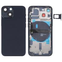 For iPhone 13 mini Battery Back Cover with Side Keys & Card Tray & Power + Volume Flex Cable & Wireless Charging Module juoda