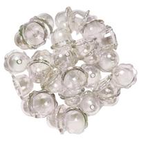 Sturdy Acrylics Winds Chimes Beads Portable Accessory for Craft Jewelry Making Clear 3D Charm Bead Accessories balta