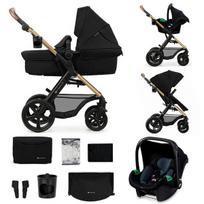 Universalus vežimėlis Kinderkraft Moov 2 Xl Air, Pure Black