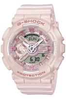 Casio Pagamintas iš ekologiškų medžiagų Rožinis G-Shock Moteriškas Laikrodis, Vidutinio Dydžio Modelis, Medžiagos, GMA-S110ST-4AJF,