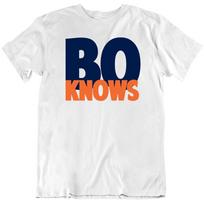 Bo Nix Football Fan Bo Knows Parody  T Shirt Unisex T-Shirt XL