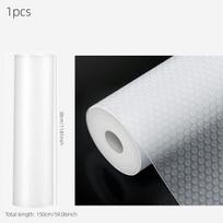 1 Roll Shelf Liner For Kitchen Cabinets EVA Waterproof Fridge Pad Cupboard Mat Easy Placemats Non-Adhesive Drawer Liner 30x150cm skaidri