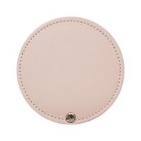 1Pc Portable Mini Makeup Pocket Mirror Cosmetic Mirror  Folding Pocket Compact rožinė