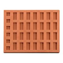 Įrankis Raudonas Mini Plytos Silikoninė Formelė Statybinė Medžiaga Rankų Darbo Namo Plytelės Modelis Formelė Statybos Kūrimo Scenos Modelis