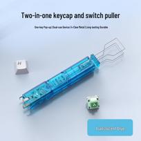 2-in-1 Keycap & Switch Puller, Four-Claw, Hot-Swappable Metal Tool for Mechanical Keyboards