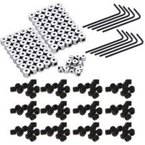 100 Pieces Pin Keepers Pin Lock Pin Back for Latch with Wrench 6x5mm Needle Backs Special Back Buckle Badge Accessories 1