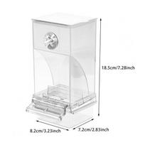 No Mess Bird Feeders Automatic Parrot Feeder Drinker Bird Pigeons Cage Feeder Parrot Pet Aviary Hanging Stand Drinker Container juoda