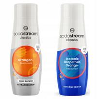 SodaStream Orange Zero Syrups Sugar-Free Orange + Isotonic Orange Grapefruit