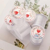 0.2-0.7mm Nylon Beading Cord Durable Flexible Jewelry Thread Non-Stretch Clear Wire for Professional Jewelry & Craft Creations 0.35mm-35meters