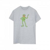 The Muppets Mens Classic Kermit Heather T-Shirt M juoda