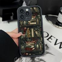 Book Shelf Creative Pattern Phone Case For Xiaomi Redmi Note 14 13 12 Pro Plus 12S 11S 11 10 Redmi 13 12 14C 13C 12C Soft Cover Redmi Note 14 4G