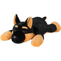 German Shepherd Plush Hugging Pillow 20 Weighted Stuffed Animal 4.1 lbs designed for Boys Girls Present Gentle Fleece Fabric Warm Gray Colo United States