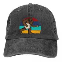 Bigfoot Sasquatch Daugiaspalvė Kepurė Su Snapeliu Vyriška Moteriška Kaubojaus Kepuraitė Banjo Yeti Beisbolo Kepuraitės Asmeninė Skydelio Apsaugos Kepurės Adjustable