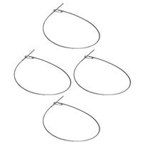 4 Pcs Flexible Barbecue Skewers Tacos Grill Grilling Accessories Oven Metal for Kabob Mutton sidabras