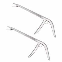 2PCS Stainless Steel Fish Hook Remover Strong Jaw Grip Serrated Teeth Fishing Extractor 11.81 Inch Fish Dehooker