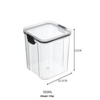 800/1300/1800 ml sandarus pieno miltelių indelis Pieno laikymo indas Pieno miltelių laikymo dėžutė Maisto laikymo indas su šaukštu gryna