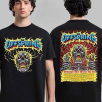 Hot The Offspring Supercharged Worldwide In 2025 Merch Japan and Australia Tour Dates Two Sided Unisex T-Shirt S įvairiaspalvis