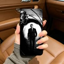 007-Džeimsas - Bondas Telefono dėklas Samsung Galaxy A73,A71 A72,A70,A53,A52,A51,Minkštas silikoninis juodas dangtelis Samsung a30 a20 gray