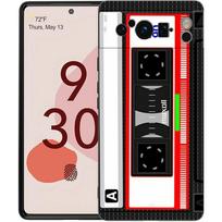 vintage Cassette Tape Phone Case For Google Pixel 9 8 9A 8A 7 7A 6 Pro XL 6A 5G Black Soft Back Luxury TPU Cover For Pixel 6
