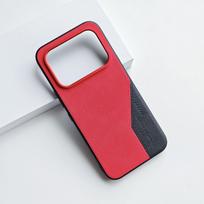 Case For Nothing Phone 4A 4A Pro Creative Fabric Patchwork Plain Leather Anti-slip Cover For nothing Phone4A Shockproof Funda Nothing Phone (4a) raudona