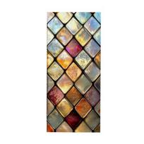 Static Glass Sticker, Colored Glass Texture Window Film, UV Light Blocking Waterproof Dustproof Window Privacy Film for Home A