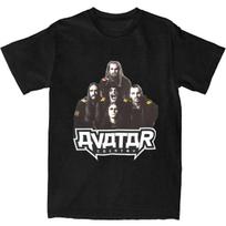 Men Women Avatar Heavy Metal Band T Shirt Apparel Pure Cotton Tops T-shirt Vintage Tees All Seasons 5XL įvairiaspalvis