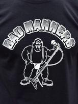 NEW BAD MANNERS Band Short Sleeve Black All Size Unisex Shirt OM96 Unisex T-Shirt S įvairiaspalvis