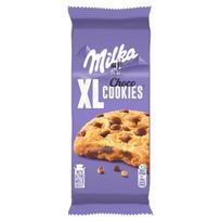 Milka XL sausainiai Šokoladiniai sausainiai su pieno šokolado gabaliukais 184 g
