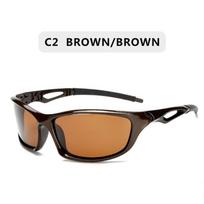 Poliarizuoti akiniai nuo saulės Vyrams Moterims Vairuotojo akiniai Vyriški Vintažiniai Sportiniai Saulės akiniai Madingi Vairavimui Žvejybai Akiniai UV400 Polarized black