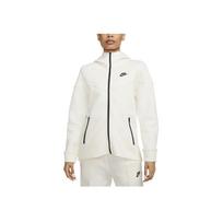 Nike Sportswear Womens Tech Fleece Windrunner Full-Zip Hoodie Pale Ivory/Black Women Streetwear FB8338-110 XS