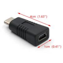 Mini Usb lizdas su C tipo kištuku Mini T tipo lizdas prie duomenų kabelio