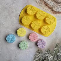 Fruit Shaped Silicone Mold Lemon Diy 6 Holes Soap Mold Fondant Chocolate Mould Clay Resin Candle Cake Pudding Baking Mold