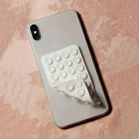 1pc Multi-Functional Rectangular Silicone Suction Cup, Waterproof 40-Hole Mobile Phone Holder, Strong Adhesion, Suitable for Various Scenarios balta