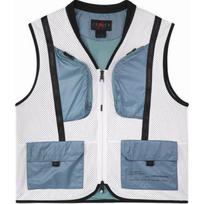 Jordan Colorblock Mesh Vest With Large Pockets Men Tops Grey White DM1387-030 M