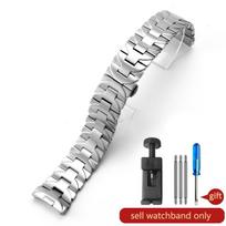 316L Stainless Steel Watch Strap for Panerai Pam441 Pam111 Pam01316 Men Steel Belt Arc Mouth Watchband Accessories 22mm 24mm 24mm