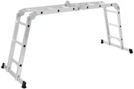 Koduva Daugiafunkcės kopėčios, aliumininės, sidabrinės, 350 cm, 12 pakopų, iki 150 kg