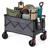 Koduva Sulankstomas rankinis vežimėlis, 150 l, iki 150 kg, 49,4 x 80,8 x 93,5 cm, pilkai skalūno spalvos