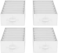 Koduva Spintos organizatorių rinkinys, 4 vnt., po 6 skyrius, sulankstomos dėžės 42 x 30 x 17 cm