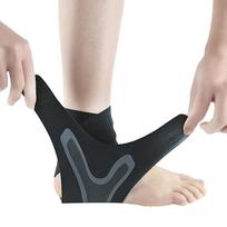 Breathable Ankle Support Elastic Sports Ankle Equipment Safety Running Basketball Ankle Brace Support Black S left (34-35)#1