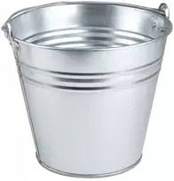 Metalinis konstrukcinis kibiras, cinkuotas, 10 l