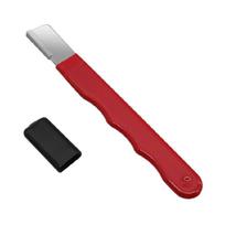 Small Pocket Sharpener Kitchen Sharpener Garden Tool Sharpeners Alloy Material raudona