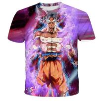 „Dragon Ball“ marškinėliai vaikams, marškinėliai „Anime“ figūrėlės „Son Goku Super Saiyan“ marškinėliai berniukams marškinėliai Vaikiški drabužiai Vasariniai trumpomis rankovėmis 100